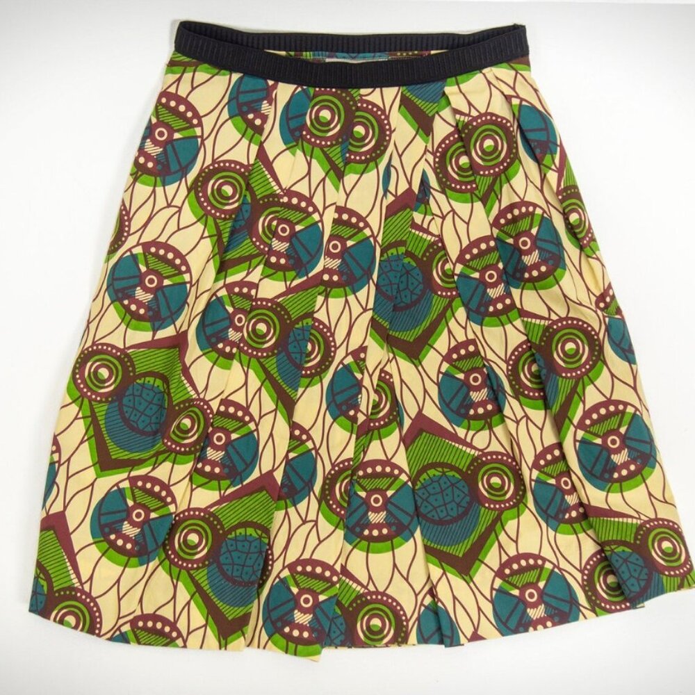Marni for H&M Tribal Patterned Skirt Premier Collaboration Sz 8